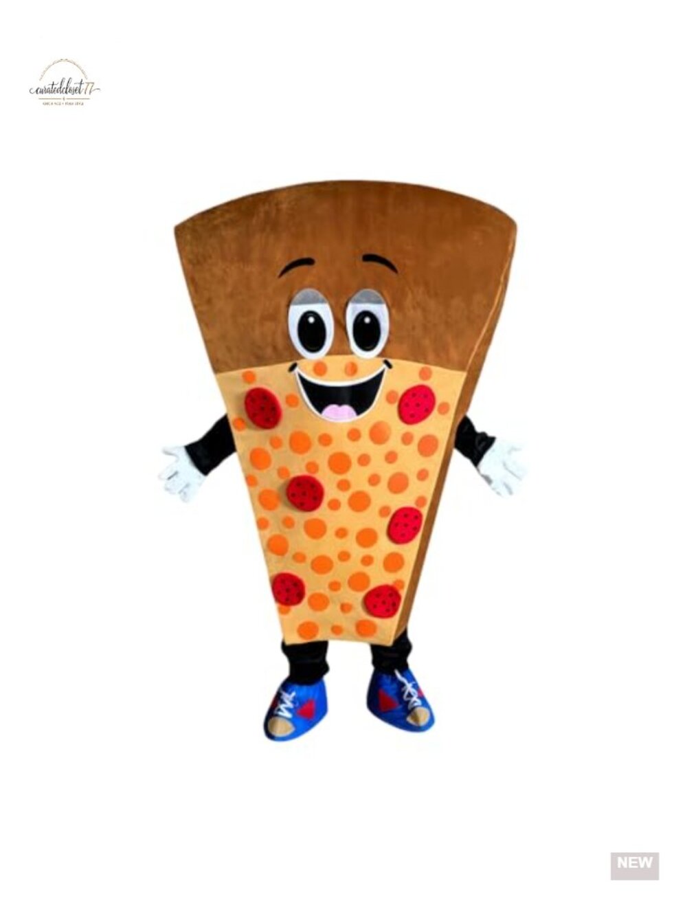 Pizza Mascot Costume Halloween Party Cosplay Cotton Blend Unisex Adult